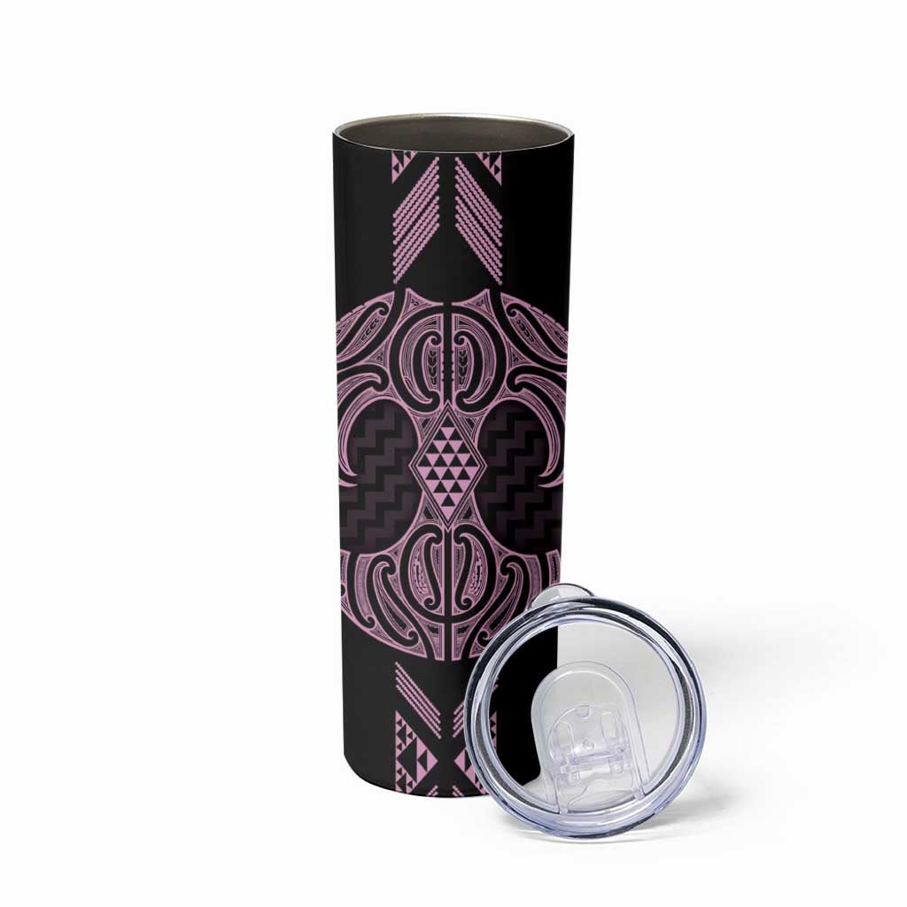 Mawhero Maori Ta Moko Poutama Art Skinny Tumbler