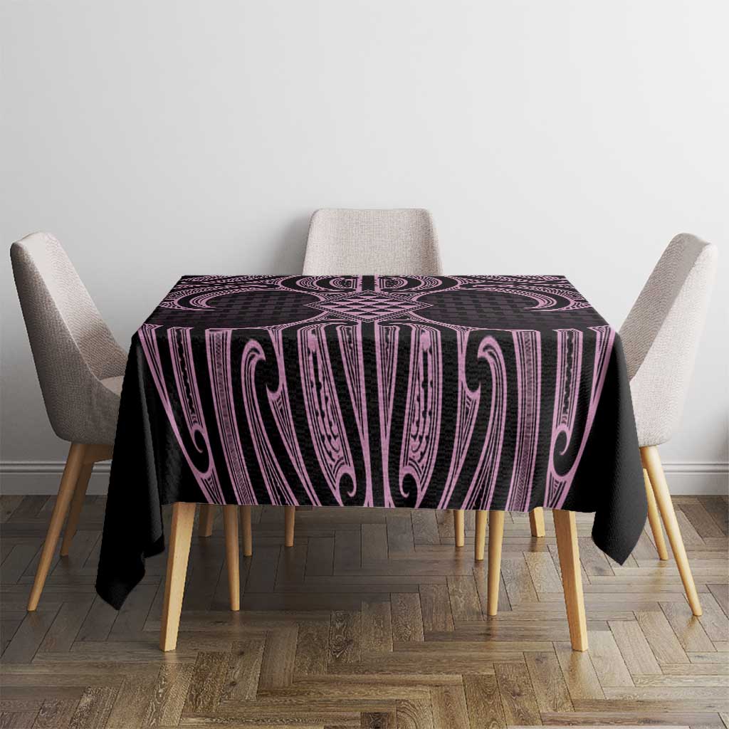 Mawhero Maori Ta Moko Poutama Art Tablecloth LT9 - Polynesian Pride