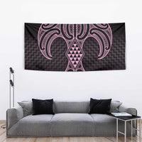 Mawhero Maori Ta Moko Poutama Art Tapestry
