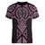 Mawhero Maori Ta Moko Poutama Art Women V-Neck T-Shirt
