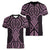 Mawhero Maori Ta Moko Poutama Art Women V-Neck T-Shirt