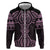 Mawhero Maori Ta Moko Poutama Art Zip Hoodie