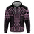 Mawhero Maori Ta Moko Poutama Art Zip Hoodie