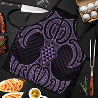 Waiporoporo Maori Ta Moko Poutama Art Apron - Polynesian Pride