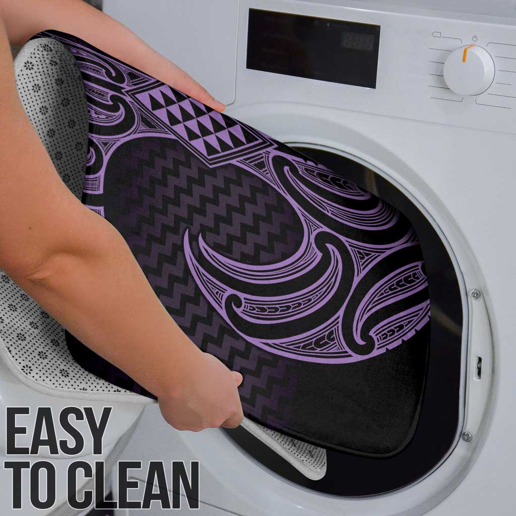 Waiporoporo Maori Ta Moko Poutama Art Bathroom Set - Polynesian Pride