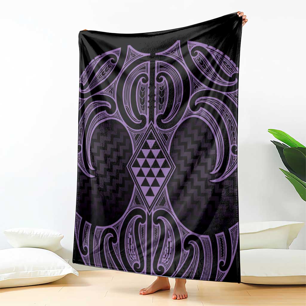 Waiporoporo Maori Ta Moko Poutama Art Blanket LT9 - Polynesian Pride