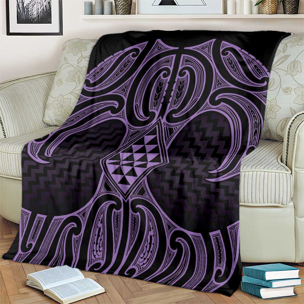 Waiporoporo Maori Ta Moko Poutama Art Blanket LT9 - Polynesian Pride