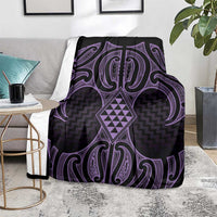 Waiporoporo Maori Ta Moko Poutama Art Blanket LT9 - Polynesian Pride