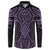 Waiporoporo Maori Ta Moko Poutama Art Button Sweatshirt