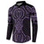 Waiporoporo Maori Ta Moko Poutama Art Button Sweatshirt