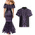 Waiporoporo Maori Ta Moko Poutama Art Couples Matching Mermaid Dress and Hawaiian Shirt