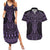 Waiporoporo Maori Ta Moko Poutama Art Couples Matching Summer Maxi Dress and Hawaiian Shirt