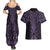 Waiporoporo Maori Ta Moko Poutama Art Couples Matching Summer Maxi Dress and Hawaiian Shirt