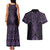 Waiporoporo Maori Ta Moko Poutama Art Couples Matching Tank Maxi Dress and Hawaiian Shirt