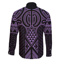 Waiporoporo Maori Ta Moko Poutama Art Family Matching Short Sleeve Bodycon Dress and Hawaiian Shirt