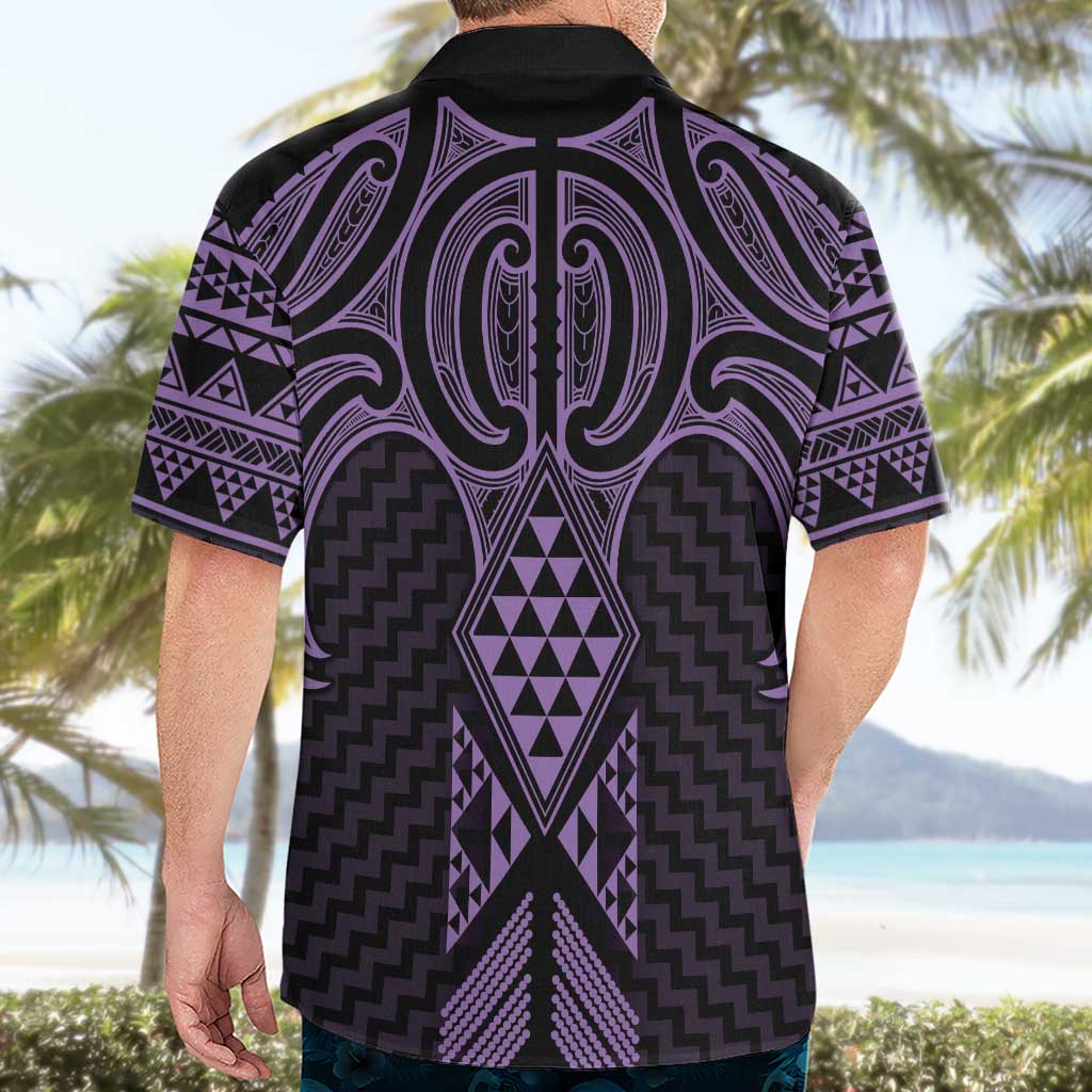 Waiporoporo Maori Ta Moko Poutama Art Hawaiian Shirt LT9 - Polynesian Pride