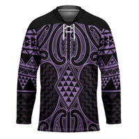 Waiporoporo Maori Ta Moko Poutama Art Hockey Jersey - Polynesian Pride