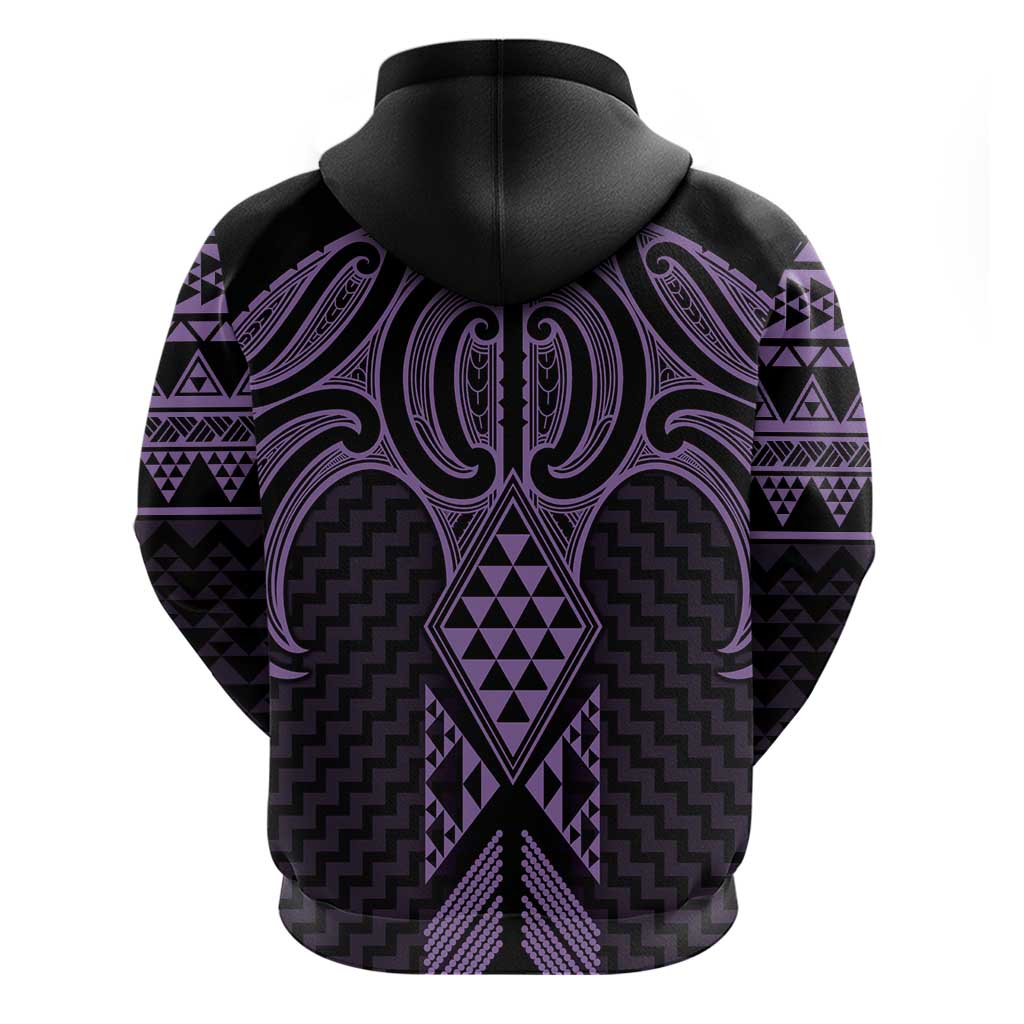 Waiporoporo Maori Ta Moko Poutama Art Hoodie