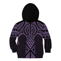 Waiporoporo Maori Ta Moko Poutama Art Kid Hoodie