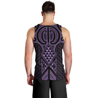 Waiporoporo Maori Ta Moko Poutama Art Men Tank Top LT9 - Polynesian Pride