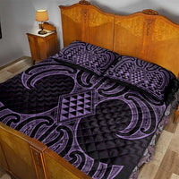 Waiporoporo Maori Ta Moko Poutama Art Quilt Bed Set LT9 - Polynesian Pride