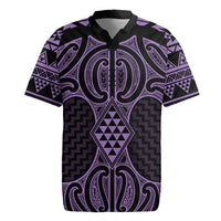 Waiporoporo Maori Ta Moko Poutama Art Rugby Jersey