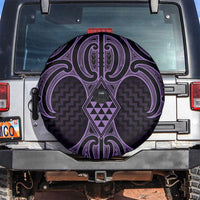 Waiporoporo Maori Ta Moko Poutama Art Spare Tire Cover