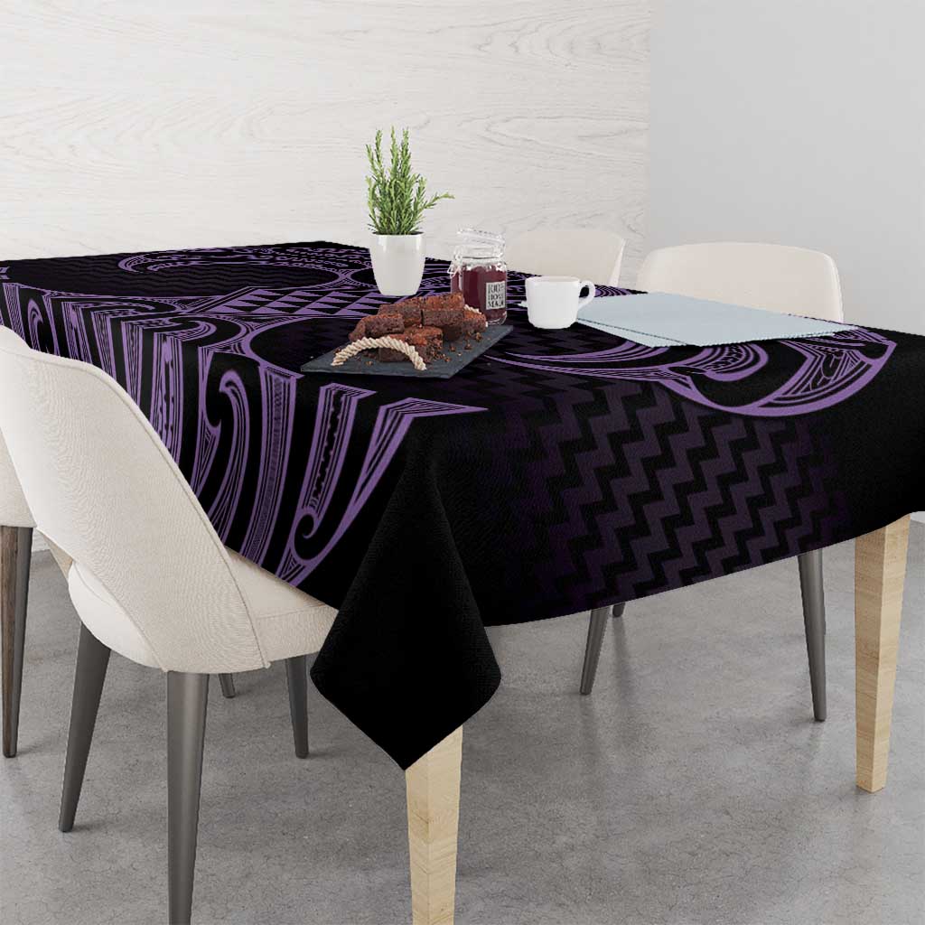 Waiporoporo Maori Ta Moko Poutama Art Tablecloth LT9 - Polynesian Pride