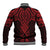Whero Maori Ta Moko Poutama Art Baseball Jacket