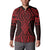 Whero Maori Ta Moko Poutama Art Button Sweatshirt
