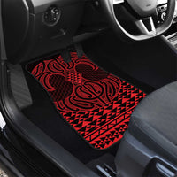 Whero Maori Ta Moko Poutama Art Car Mats LT9 - Polynesian Pride