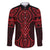 Whero Maori Ta Moko Poutama Art Family Matching Mermaid Dress and Hawaiian Shirt