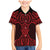 Whero Maori Ta Moko Poutama Art Family Matching Mermaid Dress and Hawaiian Shirt