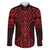 Whero Maori Ta Moko Poutama Art Family Matching Puletasi and Hawaiian Shirt