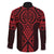 Whero Maori Ta Moko Poutama Art Family Matching Summer Maxi Dress and Hawaiian Shirt