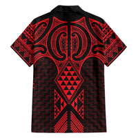 Whero Maori Ta Moko Poutama Art Hawaiian Shirt LT9 - Polynesian Pride