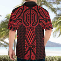 Whero Maori Ta Moko Poutama Art Hawaiian Shirt LT9 - Polynesian Pride