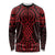 Whero Maori Ta Moko Poutama Art Long Sleeve Shirt