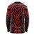 Whero Maori Ta Moko Poutama Art Long Sleeve Shirt
