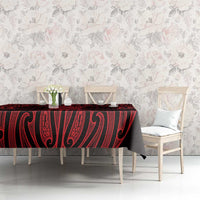 Whero Maori Ta Moko Poutama Art Tablecloth LT9 - Polynesian Pride