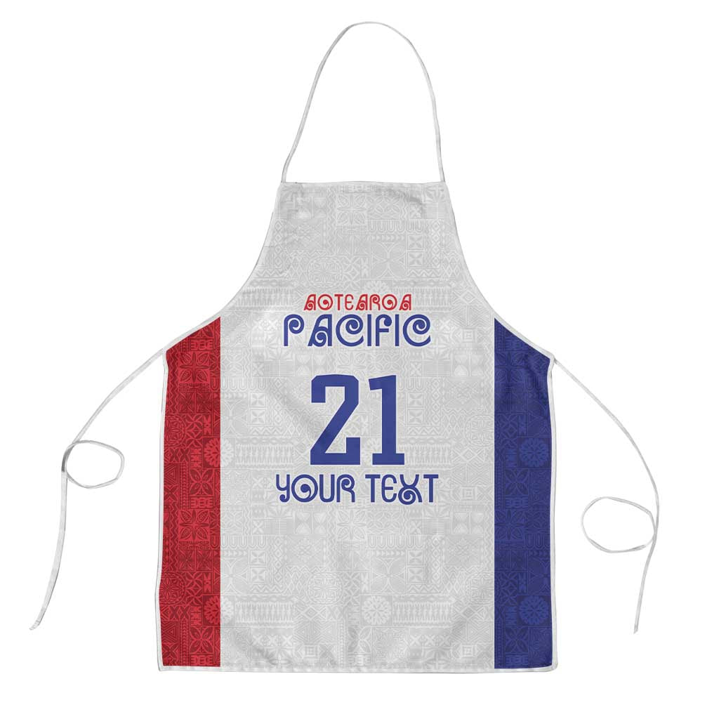 New Zealand Rugby Pacific Personalised Apron Maori Style Tribal Tapa Pattern - Polynesian Pride