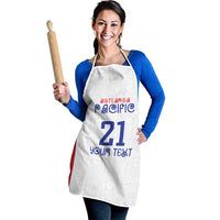 New Zealand Rugby Pacific Personalised Apron Maori Style Tribal Tapa Pattern - Polynesian Pride