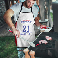 New Zealand Rugby Pacific Personalised Apron Maori Style Tribal Tapa Pattern - Polynesian Pride