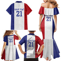 New Zealand Rugby Pacific Personalised Family Matching Mermaid Dress and Hawaiian Shirt Maori Style Tribal Tapa Pattern