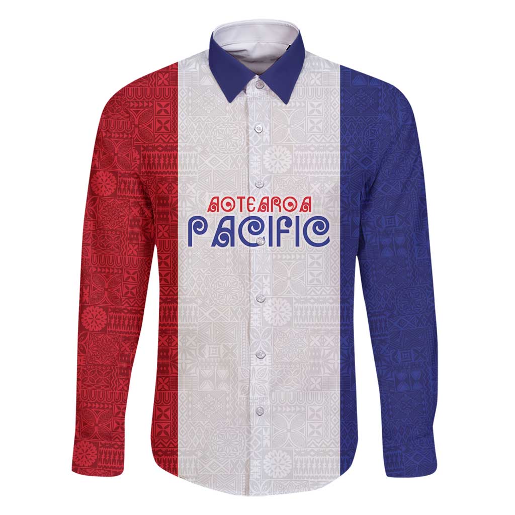 New Zealand Rugby Pacific Personalised Family Matching Off Shoulder Short Dress and Hawaiian Shirt Maori Style Tribal Tapa Pattern