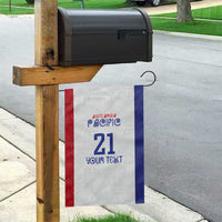 New Zealand Rugby Pacific Personalised Garden Flag Maori Style Tribal Tapa Pattern