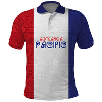 New Zealand Rugby Pacific Personalised Polo Shirt Maori Style Tribal Tapa Pattern