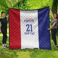 New Zealand Rugby Pacific Personalised Quilt Maori Style Tribal Tapa Pattern