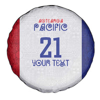 New Zealand Rugby Pacific Personalised Spare Tire Cover Maori Style Tribal Tapa Pattern