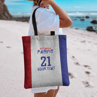 New Zealand Rugby Pacific Personalised Tote Bag Maori Style Tribal Tapa Pattern - Polynesian Pride